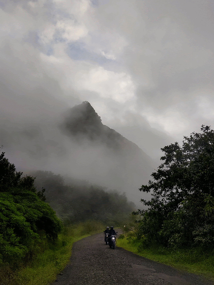 Kundalika Valley Road in Monsoon